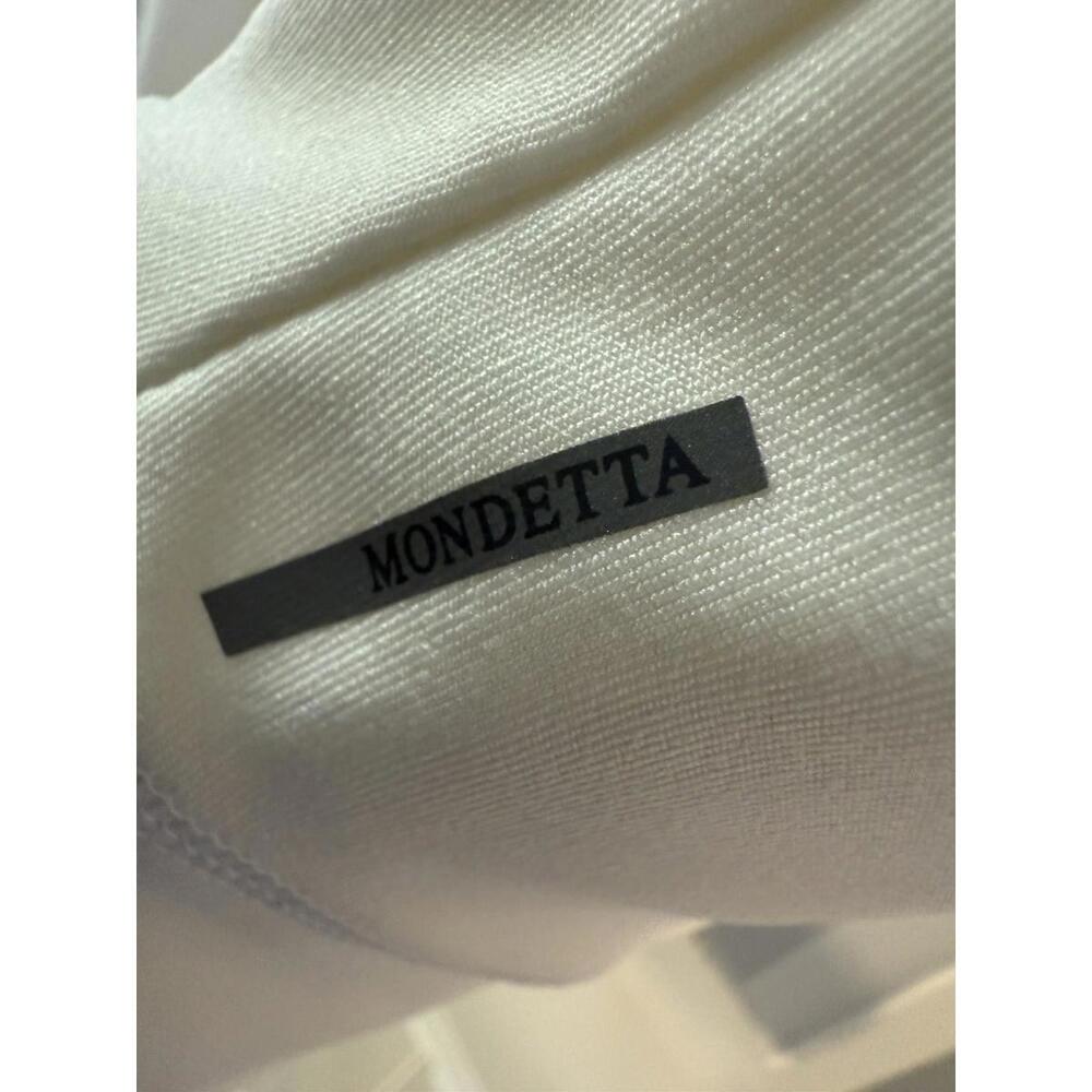 Mondetta Activewear Jacket White Cream Measures Women’s Large Asymmetrical - Picture 4 of 9